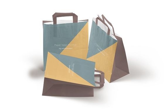 machine plate de Carry Paper Shopping Bag Making de poignée de 23kw 110gsm