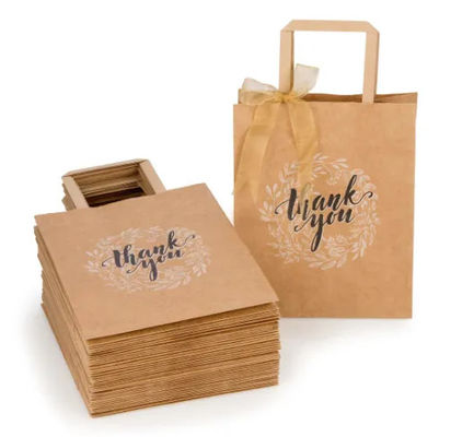 machine plate de Carry Bags Sunhope Paper Bag de pain de cadeau de poignée du fond de bloc